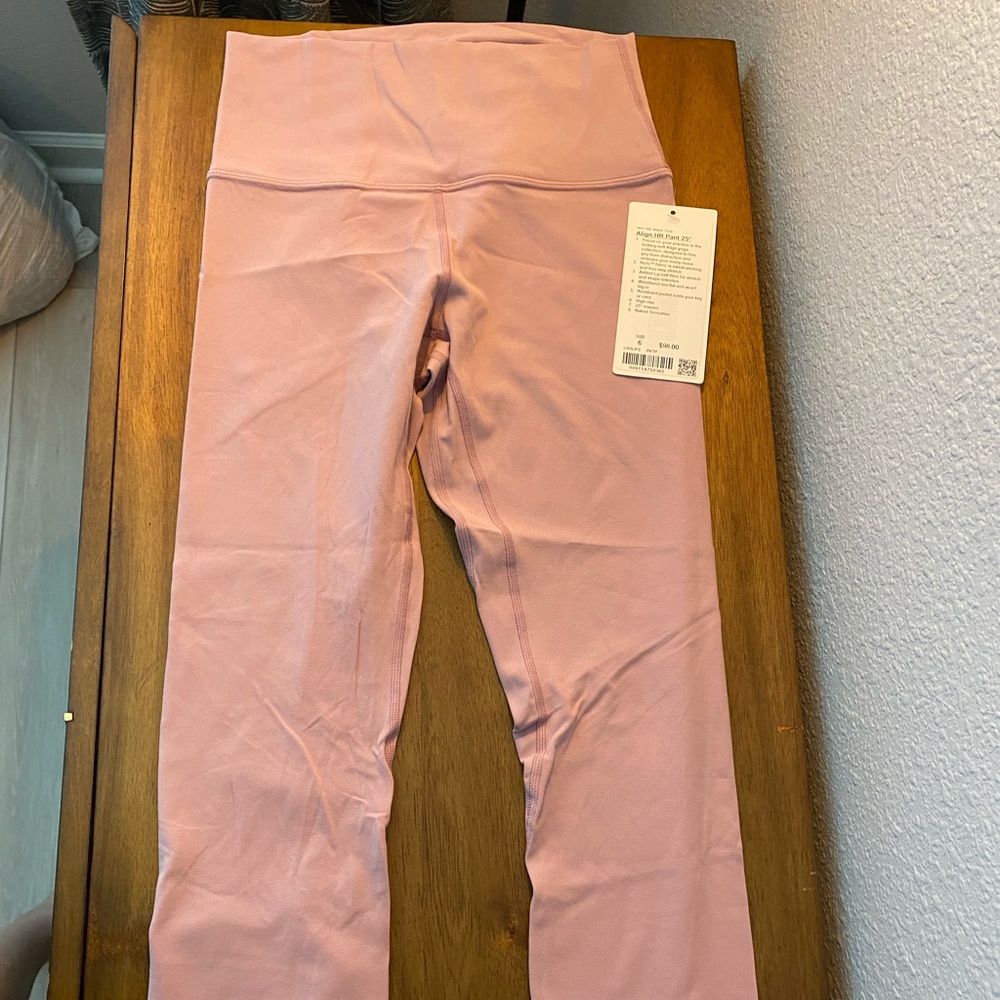 Lululemon Align High Rise 25” size 6